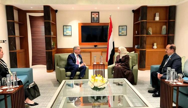 الزوبة لمسؤول أمريكي: استعادة الدولة وإنهاء انقلاب الحوثيين أساس استقرار اليمن والمنطقة