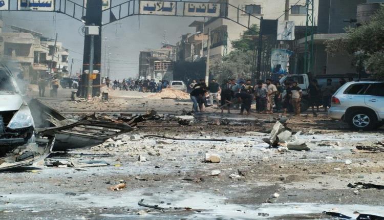 سوريا.. مقتل وإصابة 10 أشخاص بانفجار كبير في ريف إدلب