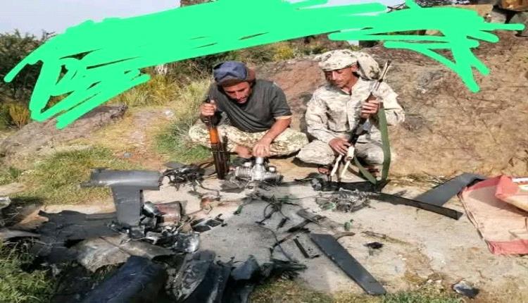 إسقاط 3 مسيرات حوثية في جبل حبشي غربي تعز 