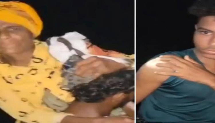 الحوثي يقصف قرية في الحيمة ويصيب مُسنّة وطفل بجروح خطيرة