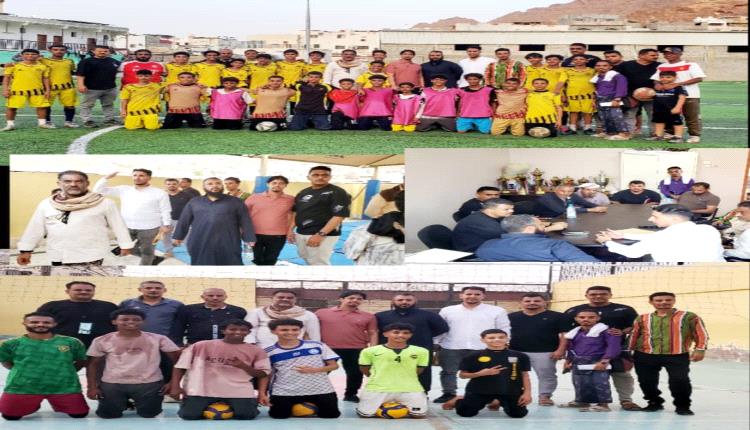 مدير عام التواهي يتفقد نادي الروضة الرياضي بالقلوعة