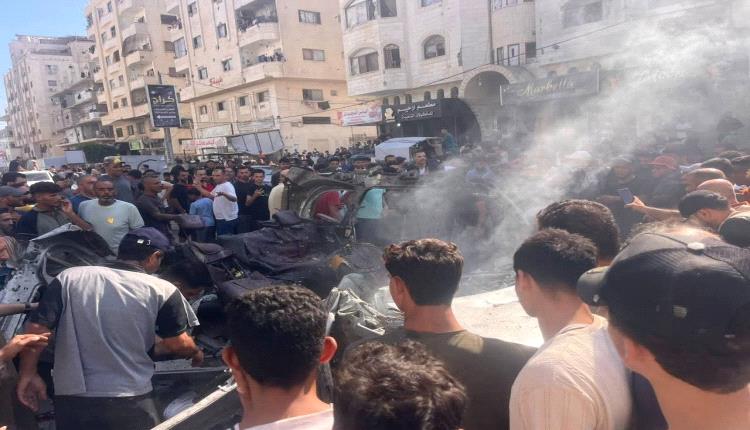 سقوط قتلى وجرحى في غارة إسرائيلية غربي غزة