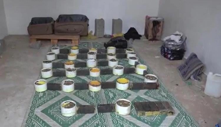 شبوة.. العمالقة الجنوبية تضبط مصنع للعبوات الناسفة وتقبض على 5 عناصر في بيحان