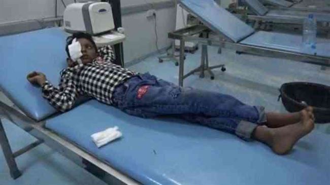 بالفيديو.. إصابة طفل بنيران الحوثيين في حيس