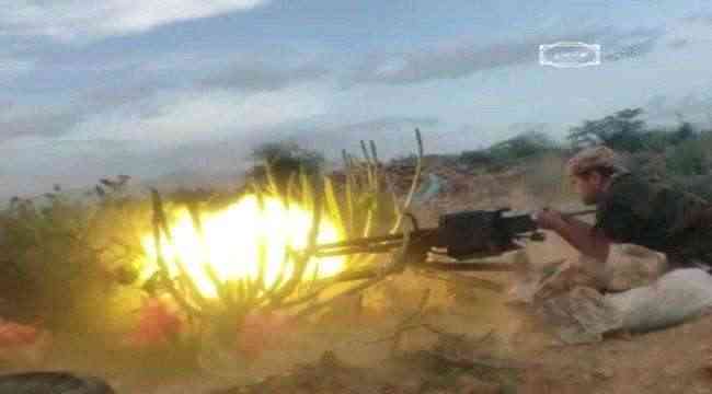 القوات الجنوبية تقصف تمركزات حوثية في الفاخر