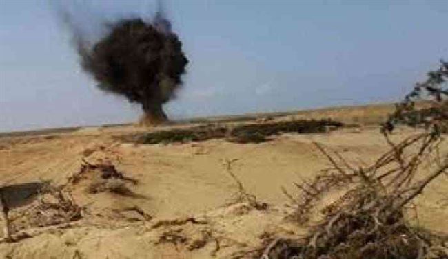 نجاة مواطن بأعجوبة بانفجار لغم حوثي بسيارته شمال الضالع