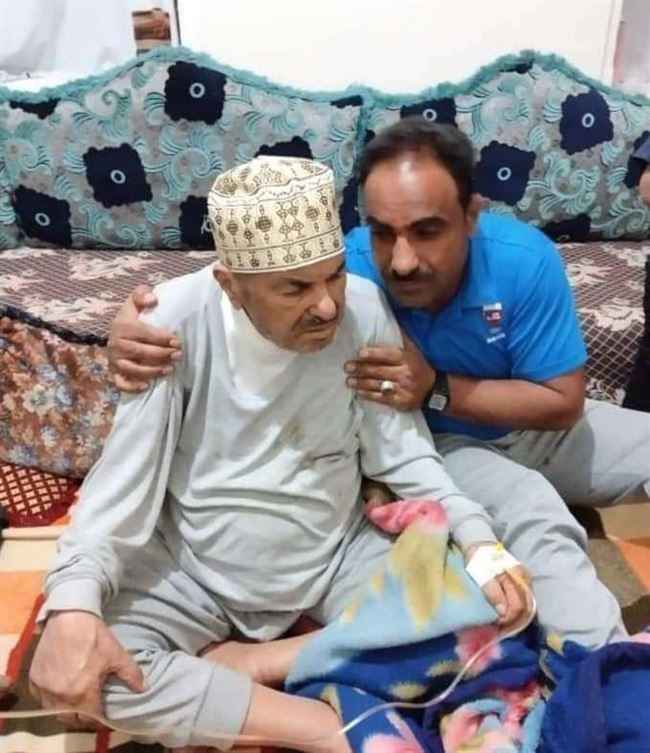 الموت يفجع نجم المنتخب اليمني بوالده بعد ساعات من وصوله إلى العراق