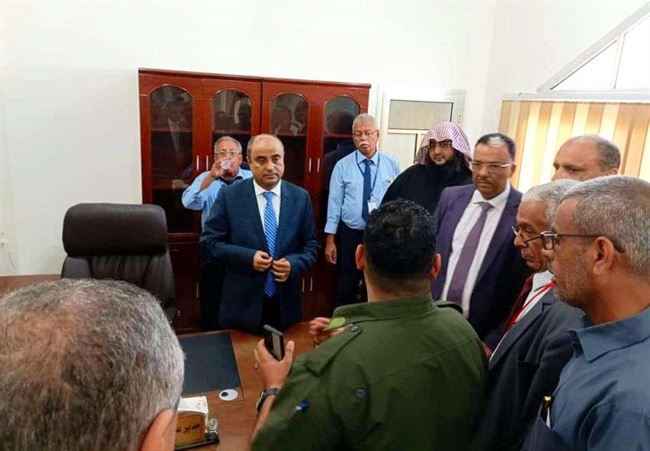 افتتاح جمارك مطار عدن الدولي الجديد