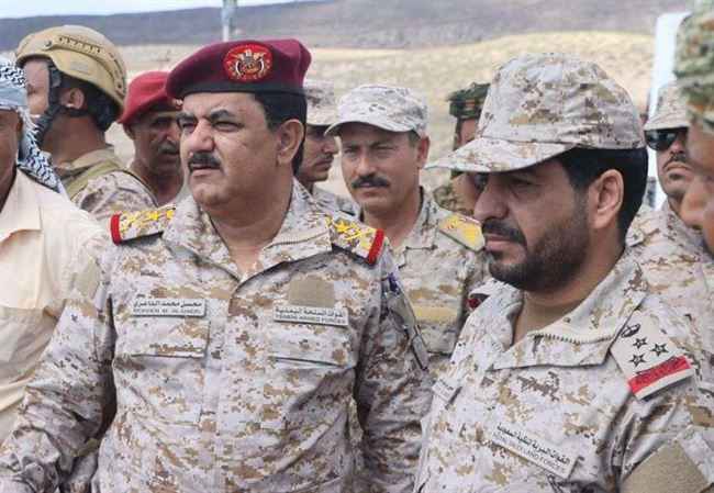 قائد التحالف العربي من عدن يؤكد دعمه الكامل للقوات المسلحة