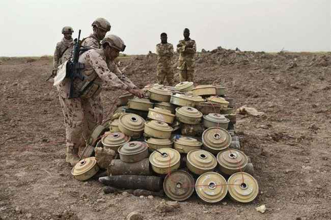 في أول أسبوع من العام الجديد.. نزع أكثر من 1200 لغم حوثي