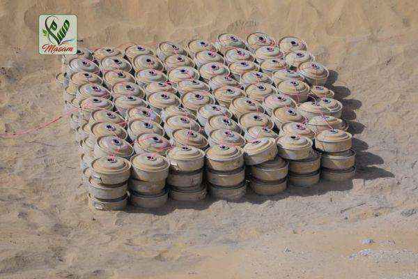 إتلاف أكثر من 600 لغم حوثي في باب المندب
