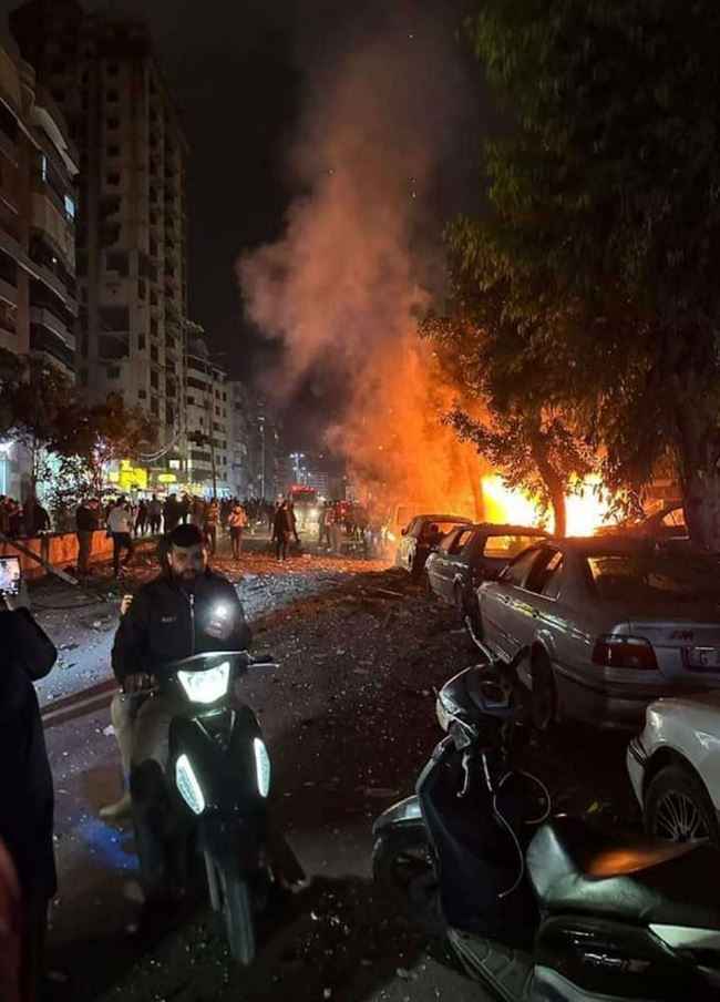انفجار عنيف يهز ضاحية بيروت الجنوبية.. وأنباء عن استهداف مسؤول بارز بحمـاس