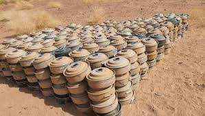 نزع أكثر من 4500 لغم حوثي خلال شهر يناير