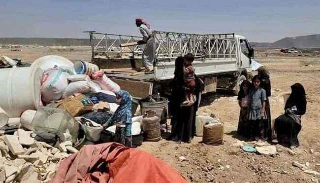 انتشار أمراض معدية بين 18 ألف نازح وحرمان 39.5 ألف من التعليم