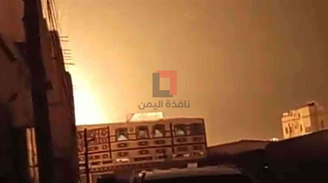 شاهد فيديوهات توثق لحظة الإنفجارات التي هزت احياء ومباني صنعاء وارعبت السكان