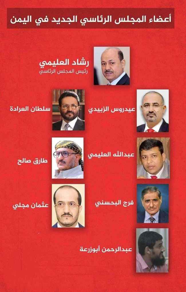 السؤال الذي يتناقله اليمنييون .. هل ينجح المجلس الرئاسي  .. خبراء يجيبون