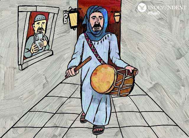 طبل "المسحراتي" لا يزال صداه يتردد في حضرموت