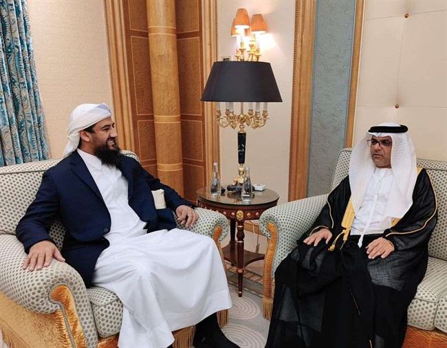 ابو زرعة المحرمي يلتقي السفير الإماراتي لدى اليمن والأخير يؤكد وقوف بلاده مع الشعب اليمني