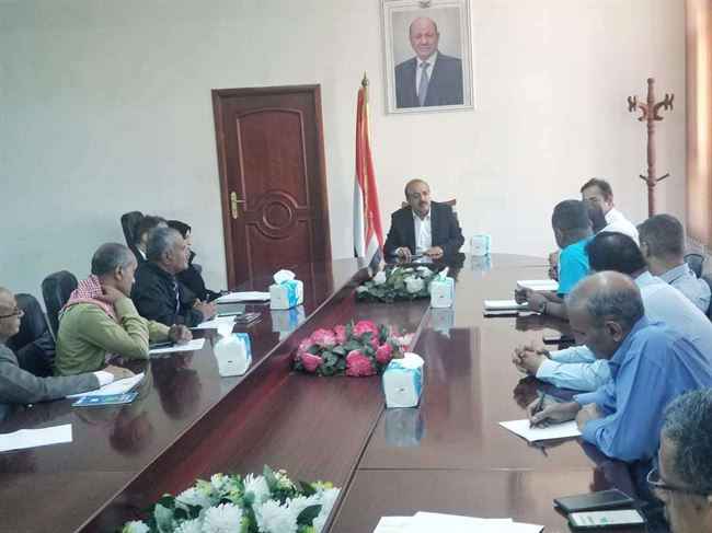 وكيل تعز يلتقي مدير اليونسيف بعدن لدعم هذه القطاعات