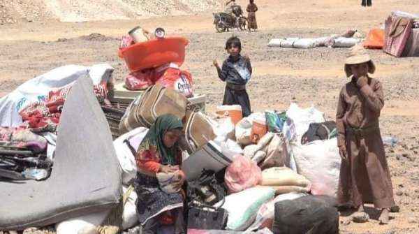 أكثر من 1300 يمني نزحوا خلال أسبوع غالبيتهم في مأرب