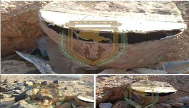 قوات دفاع شبوة تفكك عبوة ناسفة بمدينة عتق
