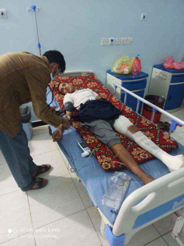 المجتمع الدولي يشجع الحوثي لقنص المواطنين وقصفهم بالصواريخ.. صورة لسقوط ضحية جديدة