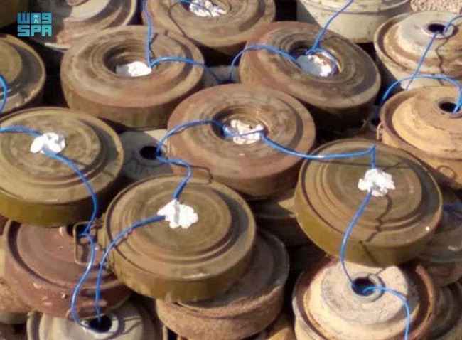 قرابة 900 لغم حوثي نزعه مسام في آخر أسبوع من أبريل