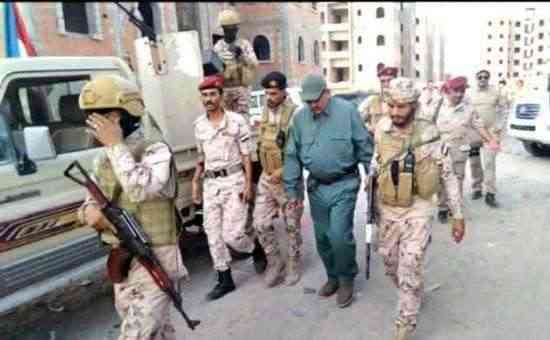 قيادة اللواء الثالث صاعقة تتفقد المرابطين في أبين
