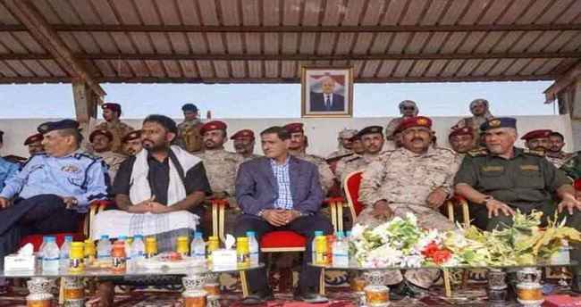 عرض عسكري في حضرموت .. وعضو مجلس الرئاسة البحسني يقدم هذا الوعد : سنعيد للدولة هيبتها
