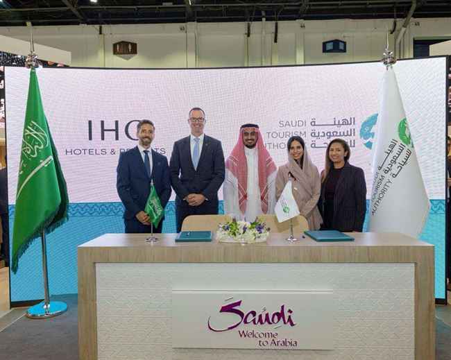 الهيئة السعودية للسياحة توقع في دبي مذكرة تفاهم مع مجموعة فنادق ‏ومنتجعات‎ IHG ‎‏