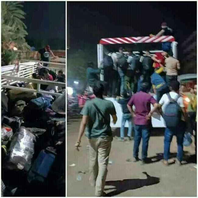 إجلاء جديد برحلتين جويتين لـ453 يمني