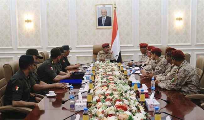 لقاء عسكري يمني ــ مصري في عدن