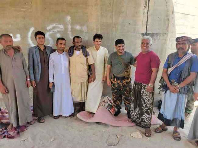 أمن أبين يتحدث تحت رهائن ومختطفين في المحفد