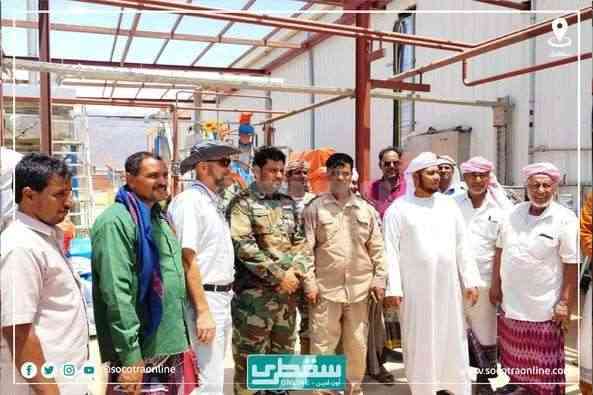 قيادات محلية في سقطرى تزور مشاريع خدمية وتنموية مولتها الإمارات