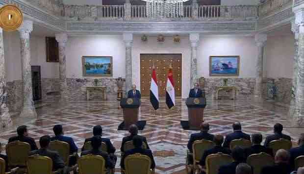 عاجل : نص كلمة الرئيس السيسي عقب لقائه الرئيس اليمني العليمي (فيديو)