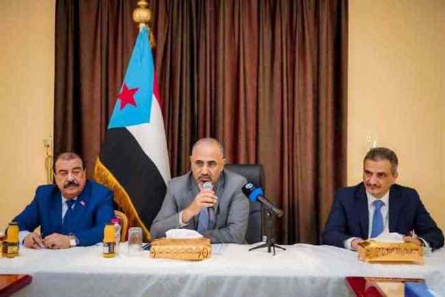 الزُبيدي يكشف مشروع إعادة هيكلة هيئات المجلس الانتقالي