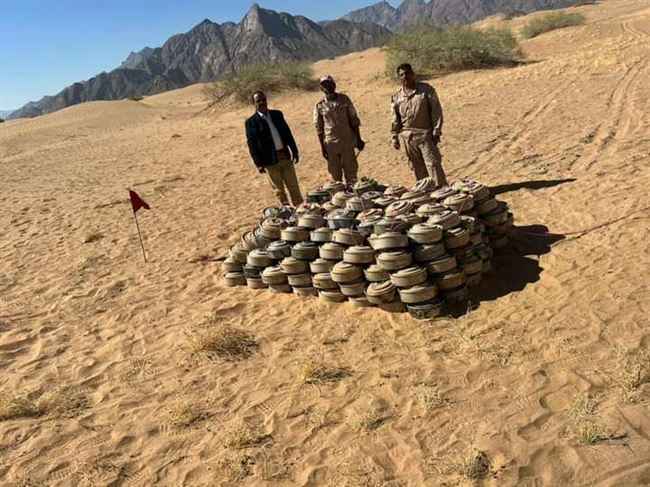 أكثر من 4500 لغم حوثي نزعته فرق مسام خلال شهر مايو