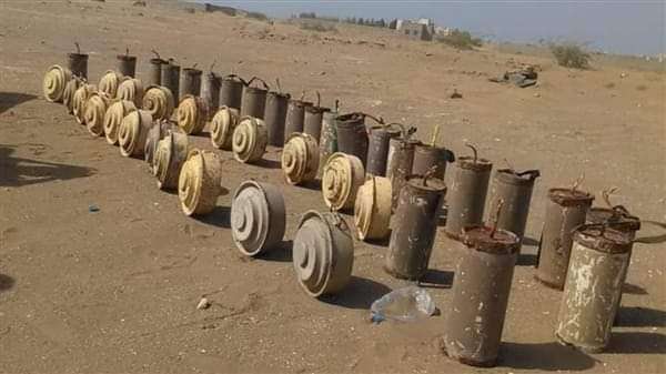 أكثر من 800 لغم حوثي نزعه مسام في اسبوع فقط