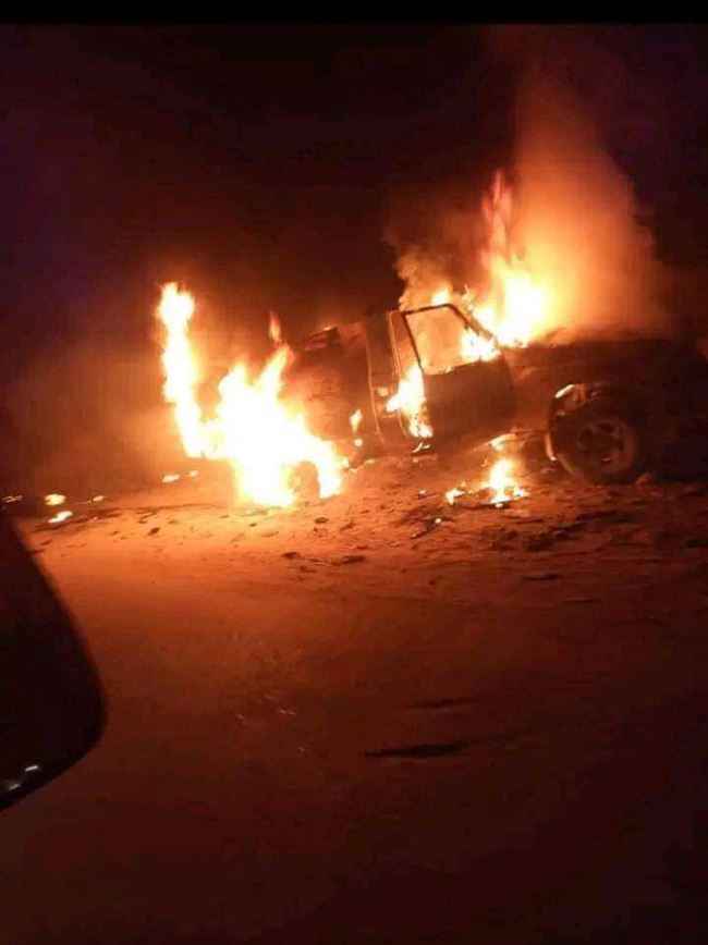 عبوة ناسفة تستهدف 2 أجانب في مأرب مع آلية عسكرية