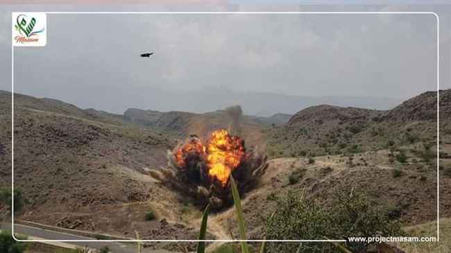 إتلاف 1356 لغم حوثي في تعز