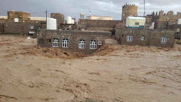 أكثر من 165 ألف متضرر من الأمطار في اليمن