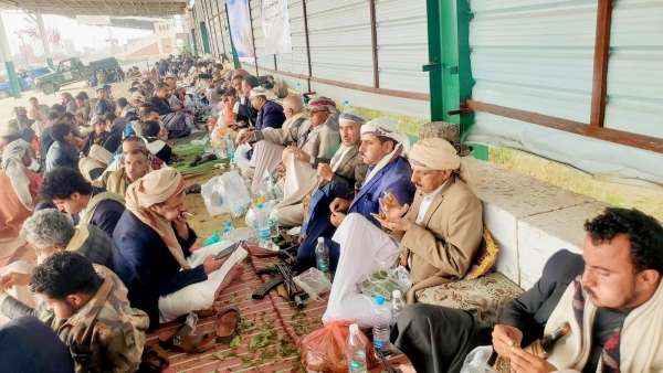 لليوم للخامس .. اعتصام في ميدان السعبين ضد إرهاب الحوثي