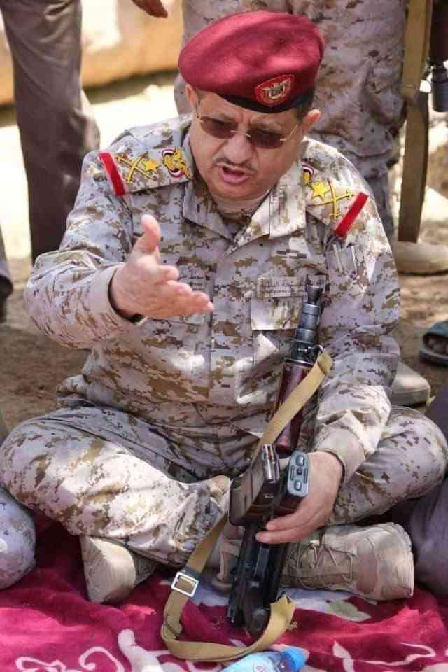 وزير الدفاع يصل إلى هذه المحافظة لأول مرة منذ اندلاع الحرب في اليمن