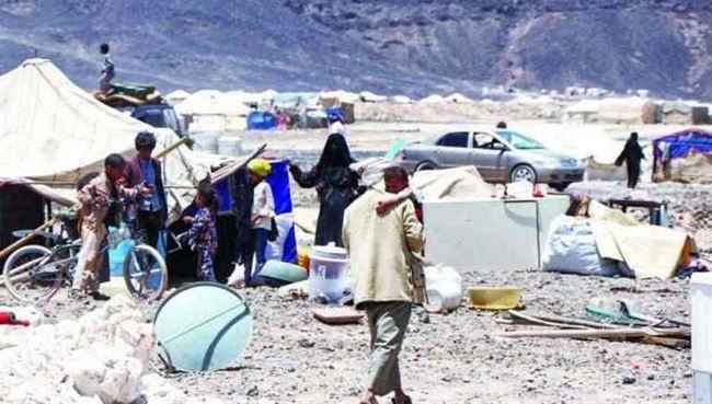رغم الهدنة الأممية .. إرتفاع أعداد النازحين في اليمن