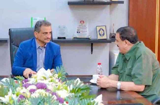 تأكيد رسمي تطوير العمل الأمني في عدن .. لقاء هام بين محافظ عدن ومدير الأمن