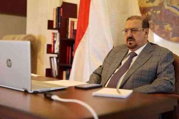 رئيس البرلمان اليمني يبلغ السفير الأمريكي شرط الشرعية لتمديد الهدنة