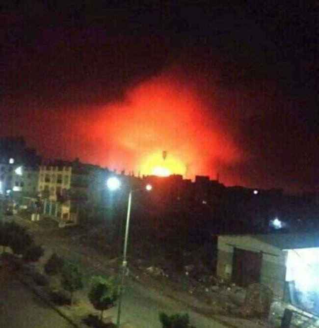 أنفجار عنيف يهز صنعاء ويثير حالة من الرعب وسط السكان
