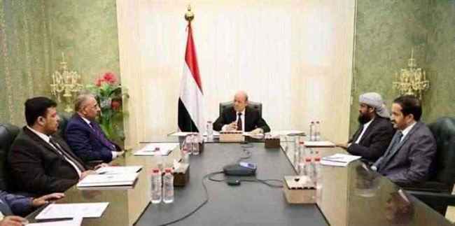 المجلس الرئاسي يناقش تشكيل لجنتين عليا للايرادات السيادية وترتيبات إحتفالية 14 أكتوبر 26 سبتمبر