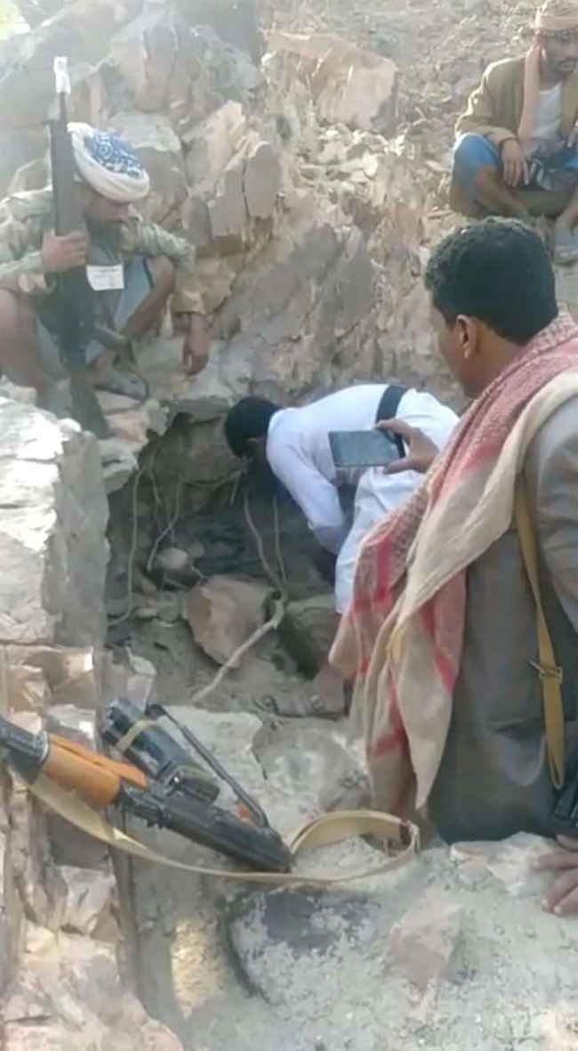 تطورات جريمة حوثية هزت اليمن.. أسماء وصور جثث كهف حرف سفيان.. قاتلوا بصف قيادي مع الشرعية