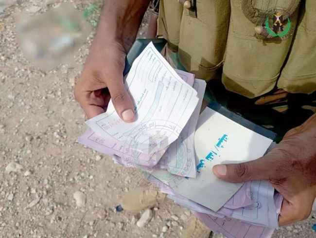 الحزام الأمني يقبض على قطاع الطرق في محفد أبين.. جبايات بهويات مزورة
